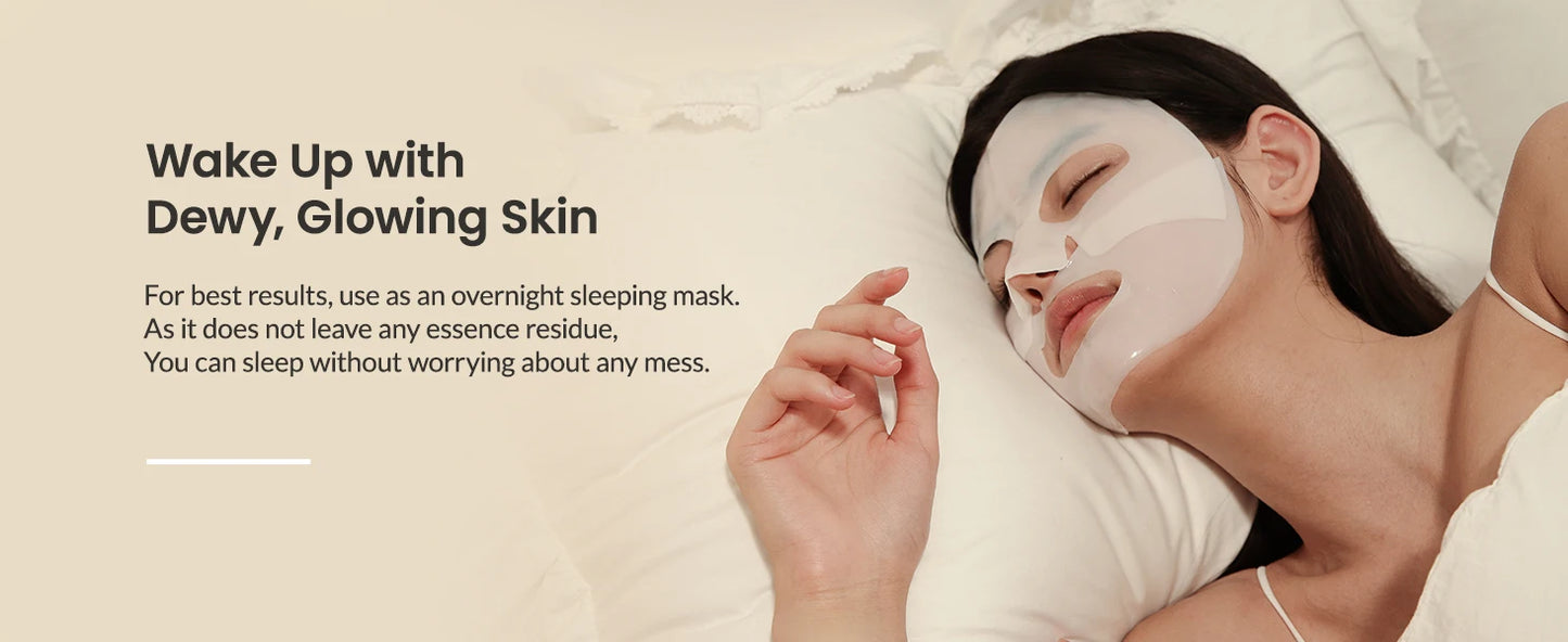 BIODANCE Bio-Collagen Real Deep Mask, Hydrating Overnight Hydrogel Mask, Pore Minimizing, Elasticity Improvement, 34g x4ea - You Offer