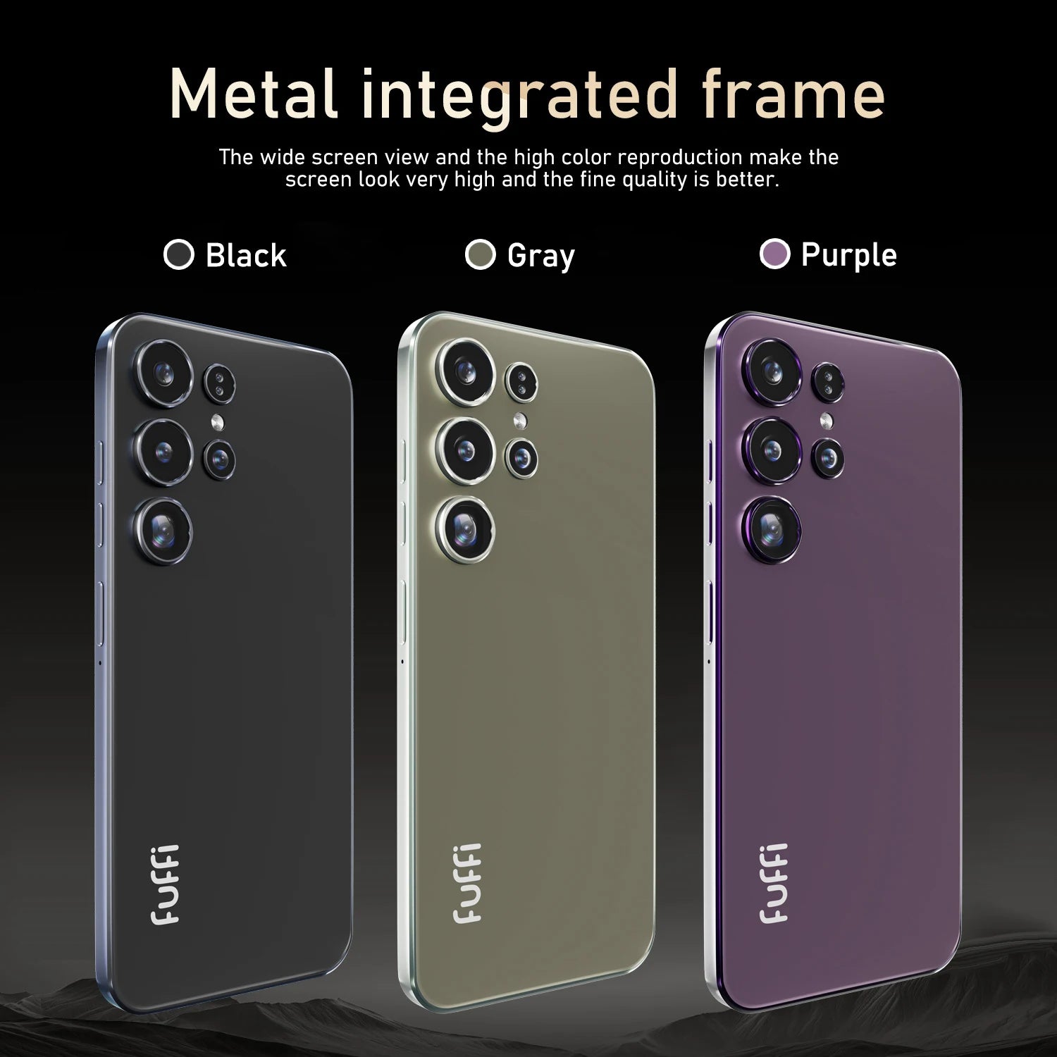 FUFFI 6.56 Inch Smartphone, 4G Network Dual SIM Phone, Android 10.0 Phone with 32GB ROM, Quad Core Processor, 2+2MP Pixels Phone