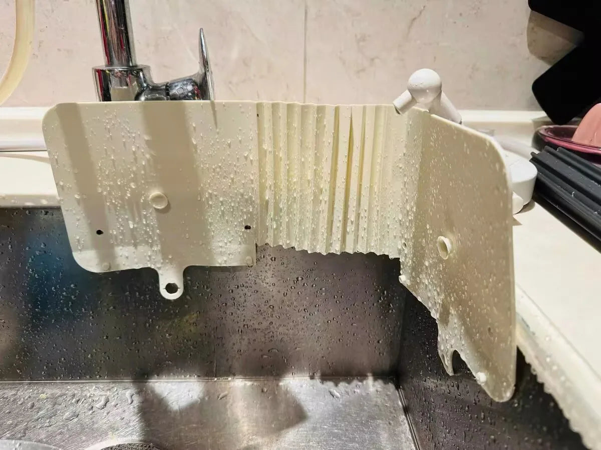 1PC Splatter Screen Bar Kitchen Sink Water Blocker Adjustable Splash Proof Board Vegetable Washing Drainage Kitchen Accessories - You Offer