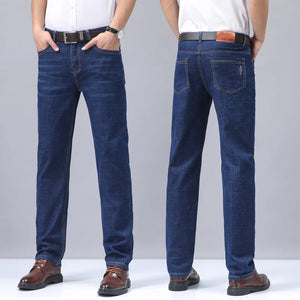 Men's Denim Jeans Thin Summer Straight Business Soft Fashion New High Quality Pants New Arrivals Dropship OL Work Trousers - You Offer