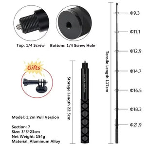 For Insta360 X5 X4 Invisible Selfie Stick Bullet Time Bundle Handle for Insta360 X4 Ace Pro 2 GoPro Panoramic Camera Accessories