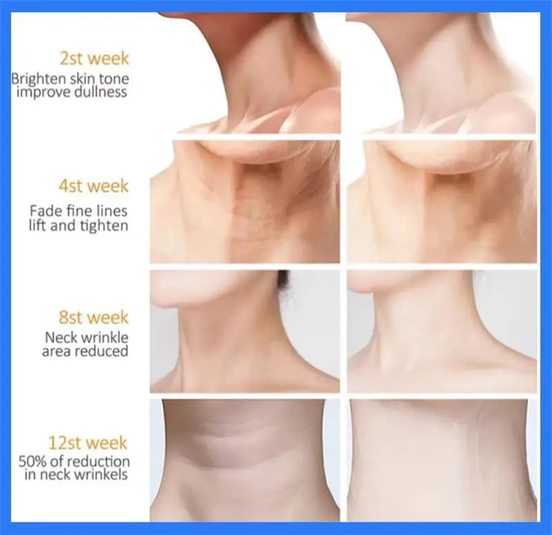 Instant Neck Cream Remove Wrinkle Anti-Aging Firming Whitening Moisturizing Nourishing Smooth Tighten Skin Care Beauty Health