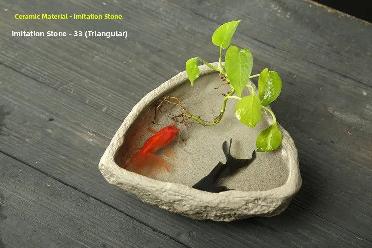 Large Size Cerc Tea Waing Basin Simulated Home Living Room Tea Cup Basin Tea House Coarse Cercs Tea Ceremony Accor...