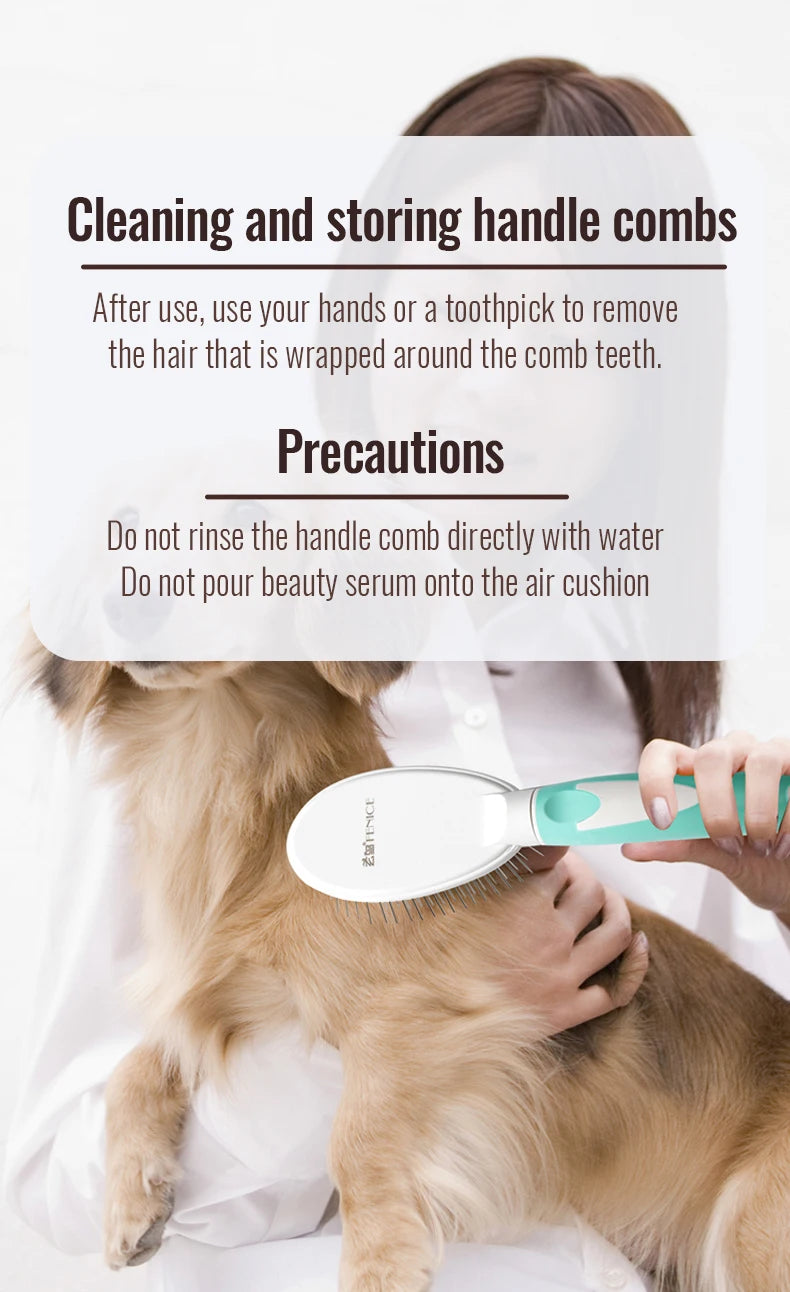 Fenice professional pet grooming comb long-haired cat and dog comb Shih Tzu Yorkshire terrier dog trimming fluffy needle comb