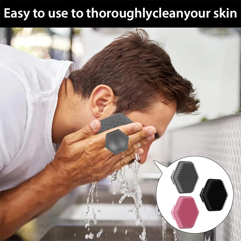 Soft Silicone Face Cleaning Brush Remove Makeup Blackhead Remover Portable Beauty Tools Face Cleansing Brushes Deep Clean Beauty