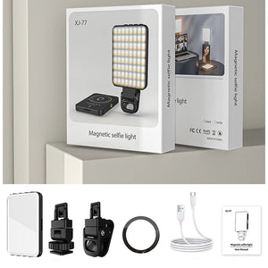 Magnetic Mini LED Ring Light Selfie Light For iPhone 17 16 15 Pro/15 Pro Max/14 Pro/14 Pro Max/13 Pro/Pro Max Streaming