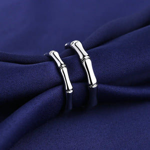 2Pcs 925 Sterling Silver Couples Ring Sets Light Polishing Simple Ring for Woman Man Classic Wedding Fine Jewelry Circle - You Offer