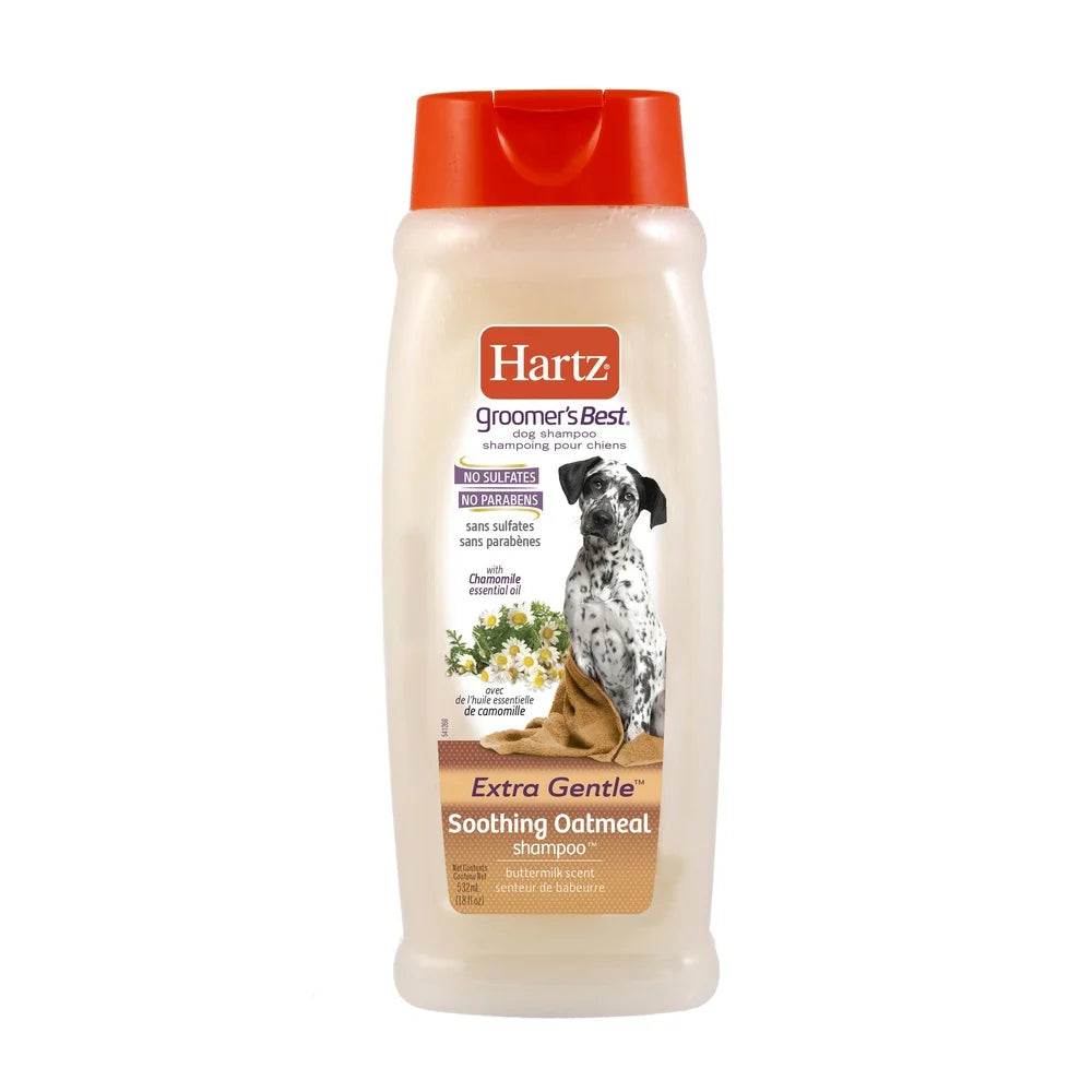 5 Pack Oatmeal Dog Shampoo Gentle Cleansing Conditioning Detangling Chamomile Buttermilk Scent Skin Soothing Formula 18oz