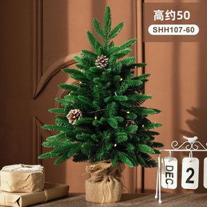 SRETNO Mini Christmas Trees Desktop Ornament Red Fruit Pine Pagoda Artificial Plants Christmas Decorations Arbolitos De Navidad