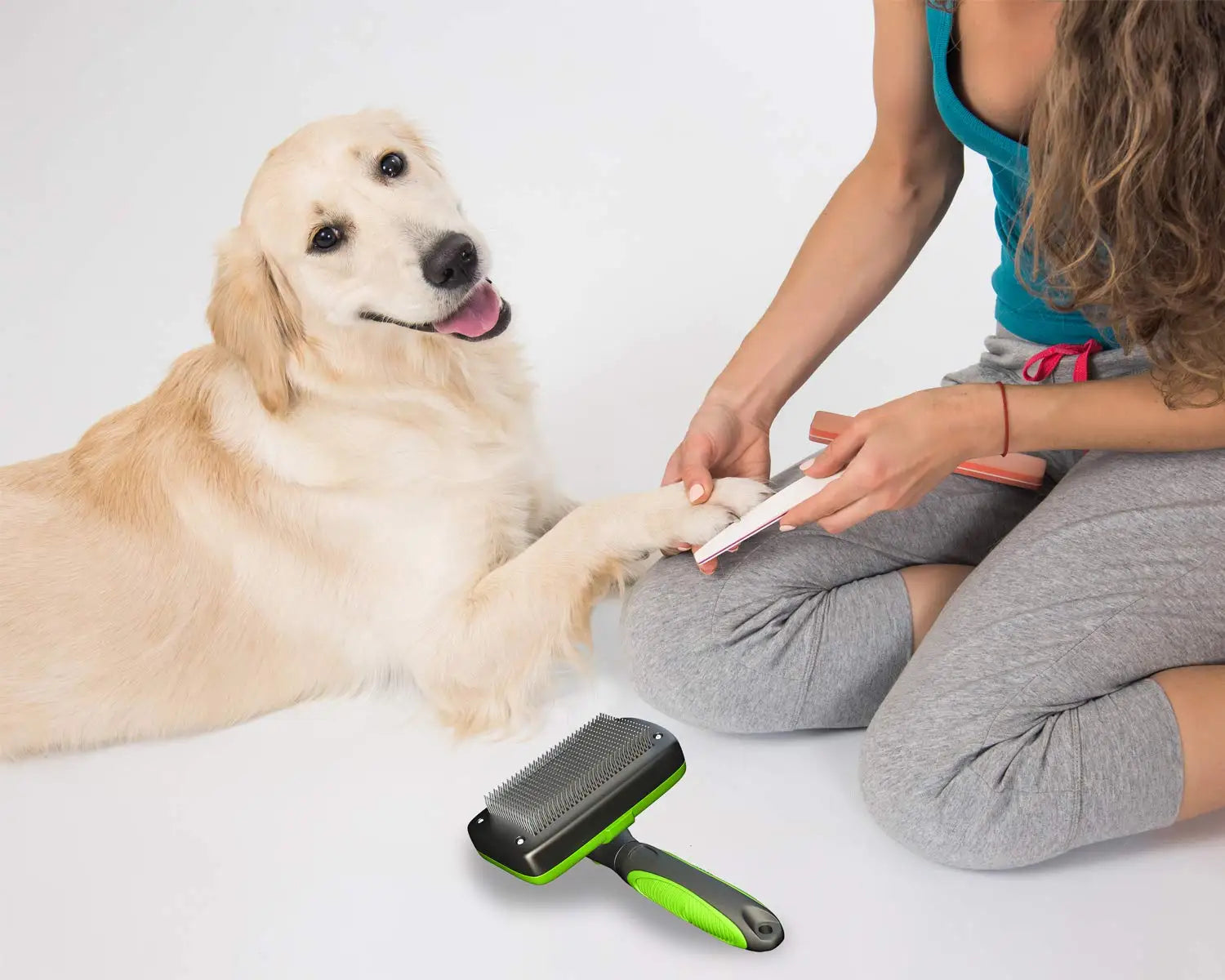 Self-Cleaning Pet Hair Brush Dog and Cat Comb Removes Hairs RemoverDeshedding Tool, Shedding Grooming Care, Big Dog Accessories