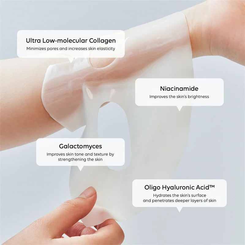 ZS Korean Glass Skin Collagen Mask Bio-Collagen Deep Hydrating Overnight Mask for Pore Minimizing Elasticity Improvement