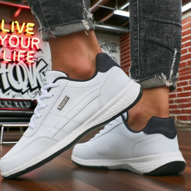 Men Casual Sneakers Outdoor Tennis Lightweight Anti Slip Comfortable Sneakers Tennis Training Plus Size Men's Vulcanized Shoes