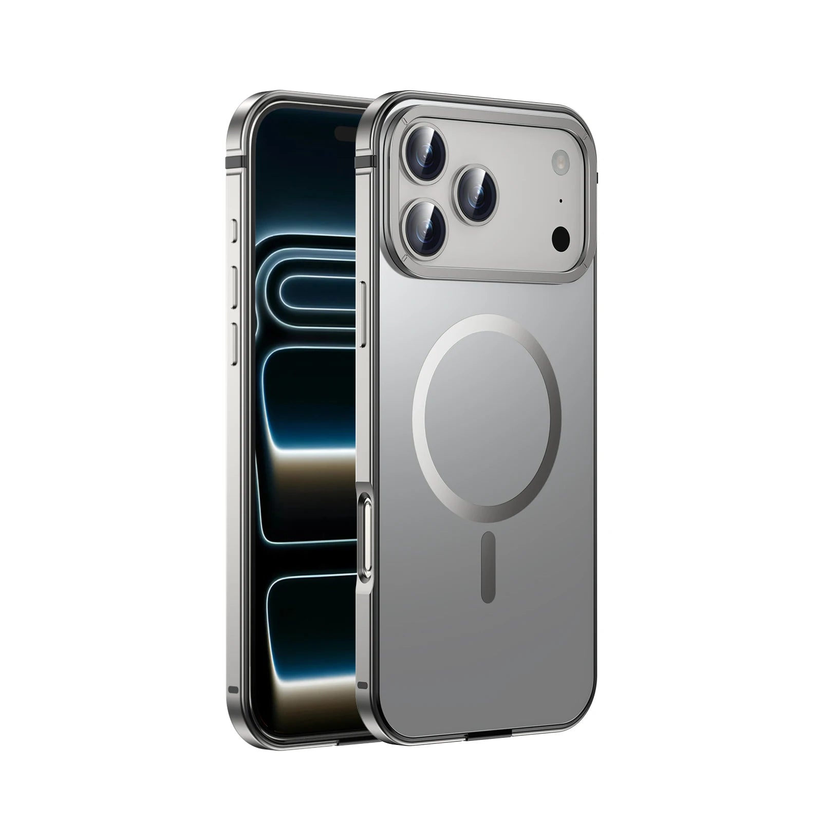 High Quality Suitable Magsafe Case for IPhone 17Pro Max 12 13 14 15 16 17Air Plus Alloy Frame Heavy Protection Phone Case