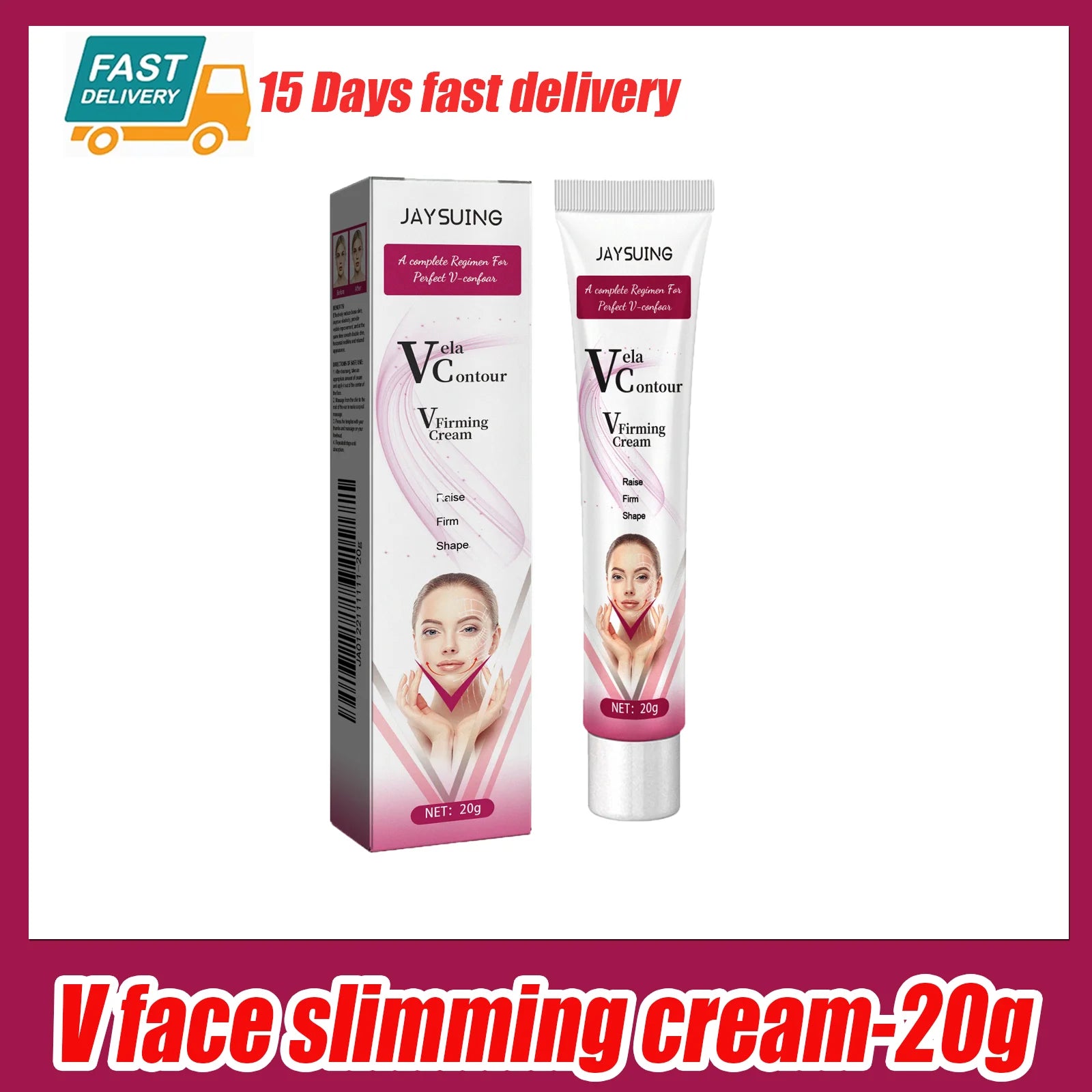 V-Shape Face Slimming Cream Remove Double Chin Firming Lifting Face Line Fat Burning Anti Aging Beauty Massage Care Products