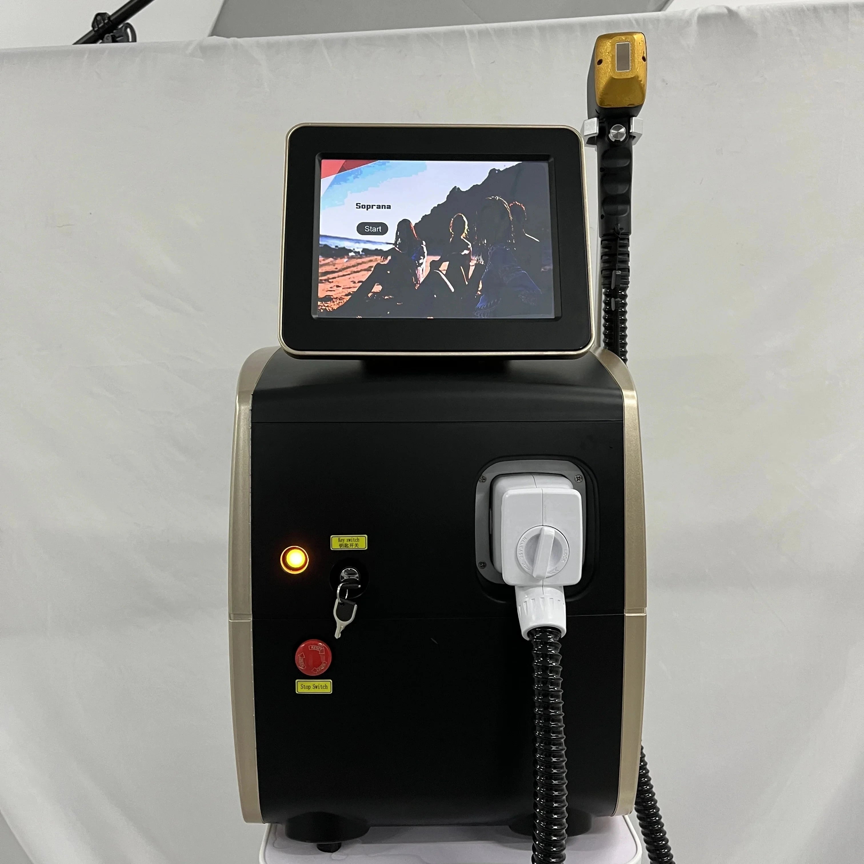 2025 Best Depilator New Ice Platinum Cooling System Skin Care 808nm Diode Laser Hair Removal Machine 3-Wavelength