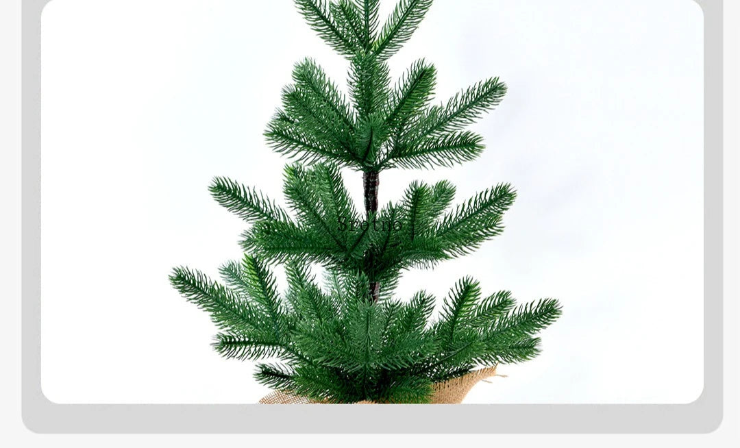 SRETNO Mini Christmas Trees Desktop Ornament Red Fruit Pine Pagoda Artificial Plants Christmas Decorations Arbolitos De Navidad