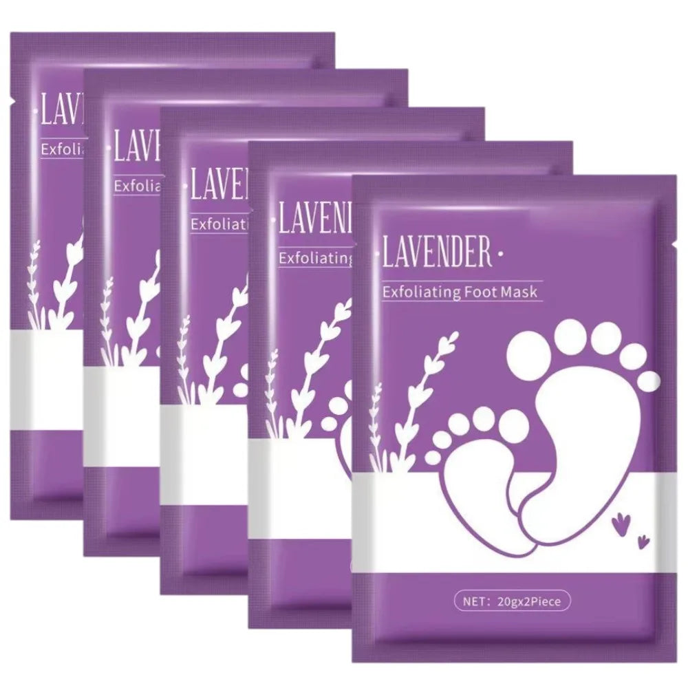 Exfoliating Foot Mask Lavender oil Moisturizing Remove Dead Skin Calluses Heel Crack Repair Foot Mask winter Foot Skin Care