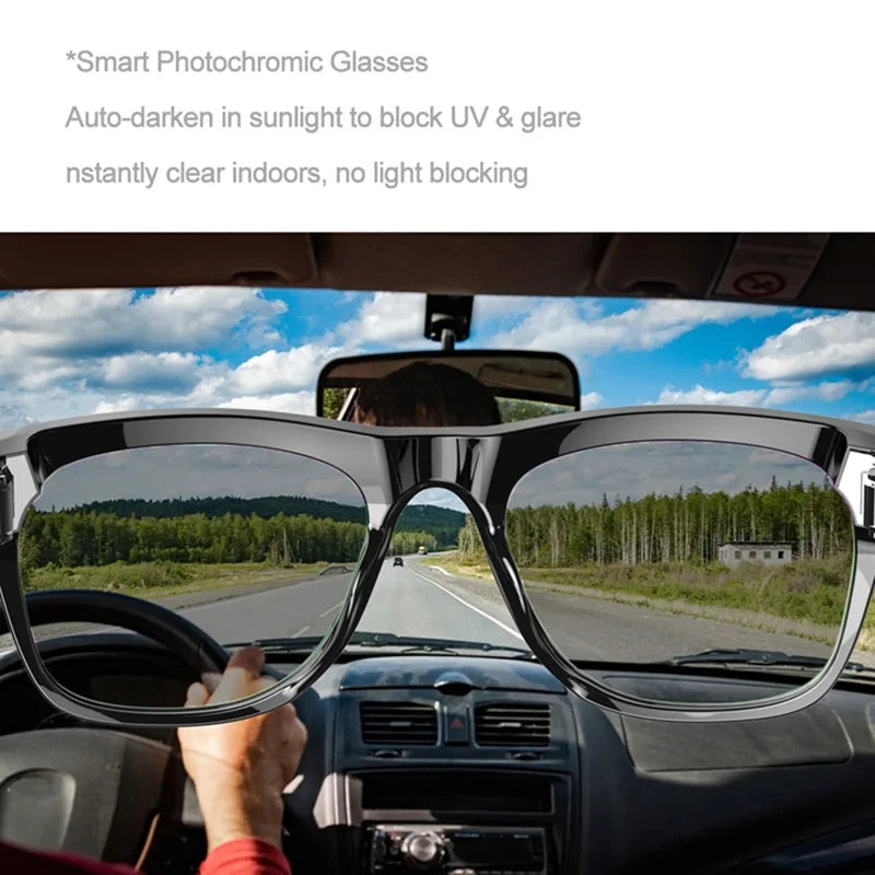 VIVO 6K HD AI Smart Glasses Photochromic Multifunction Bluetooth Calling Voice Assistant Music Player Translate Camera 2026 HOT