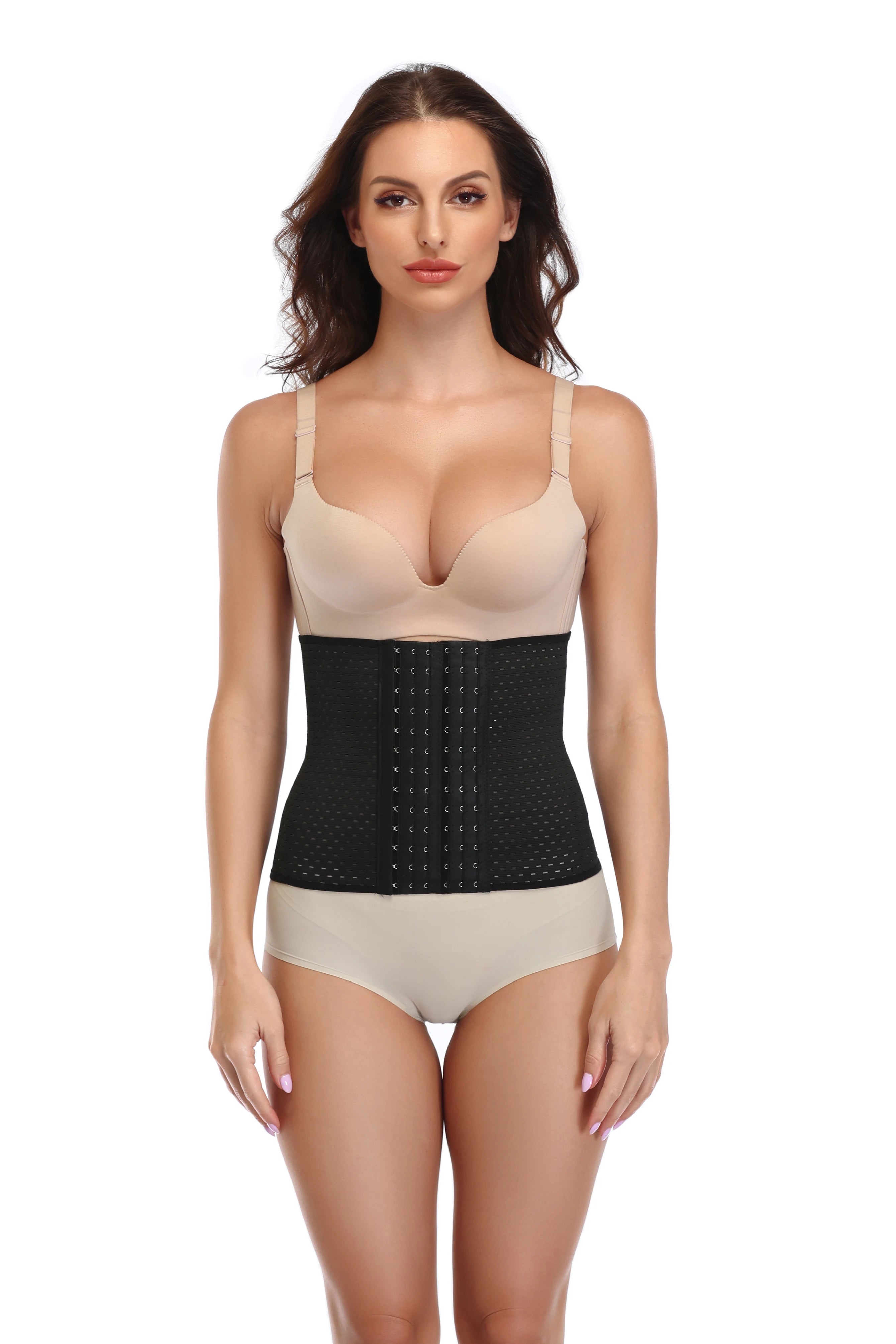 Lilvigor Slimming Waist Trainer Belt Shapewear Women Belly Cincher Body Shaper Fat Compression Strap Girdles Firm Hook Corset - You Offer