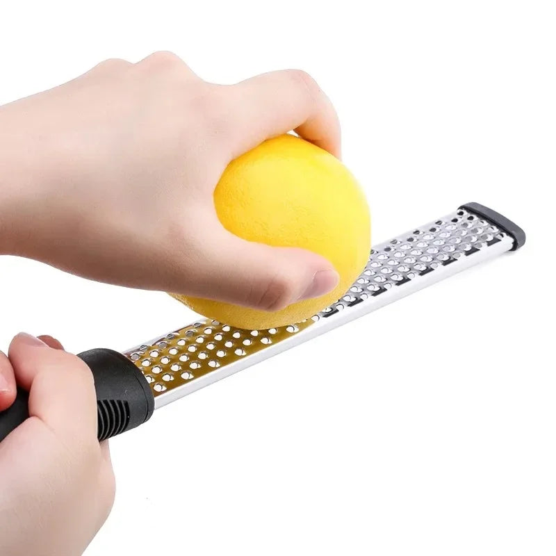 Stainless Steel Manual Grater for Cheese Lemon Vegetable Potato with Non Slip Handle Sharp Kitchen Tool - You Offer