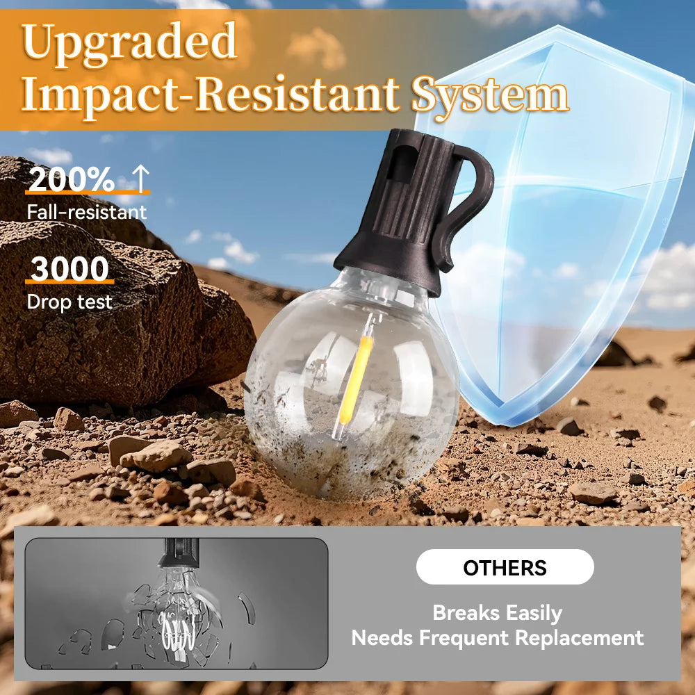 Garden Solar String Lights Led Remote Control Outdoor Lamps Waterproof Outdoor Solar Led Light For Party Camping Tent Decoration