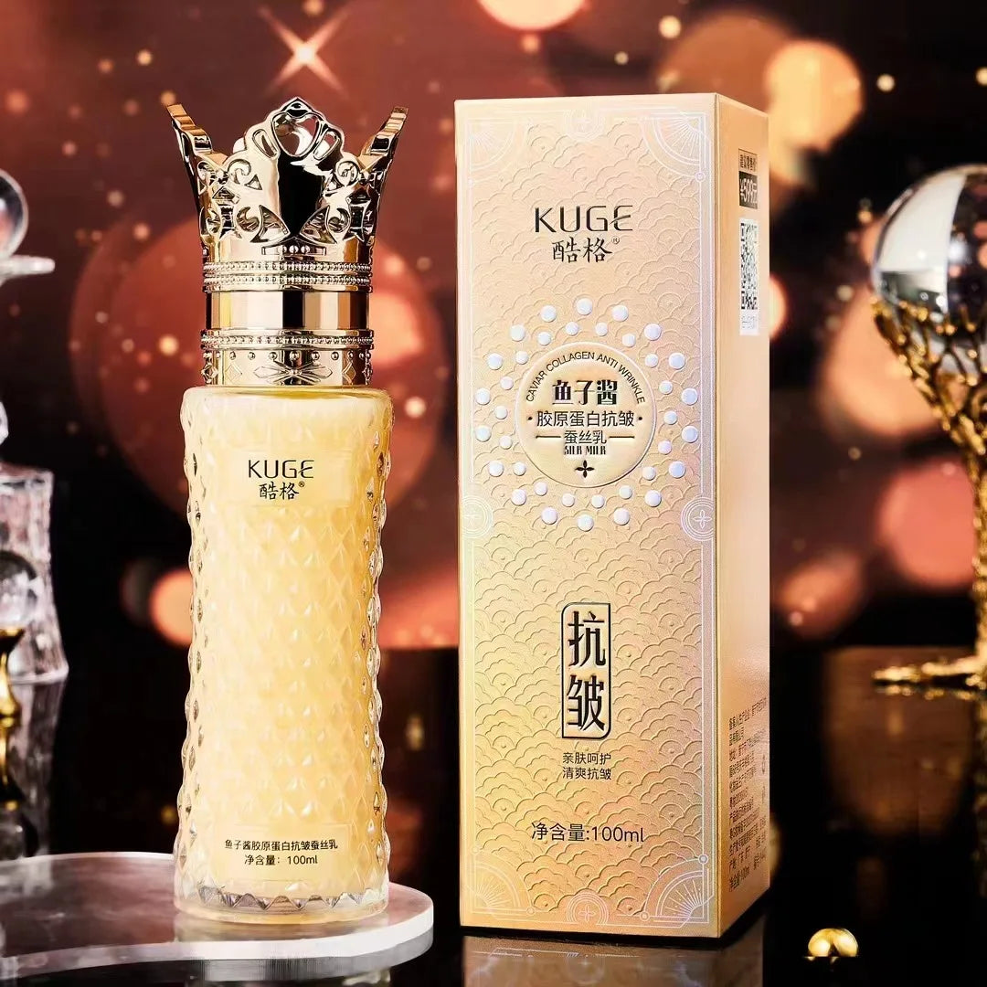 Crown Lady Essence Anti Wrinkle Pearl face Toner Firming Facial Lotion skin care Cosmetics face care Make-up for women 100ml