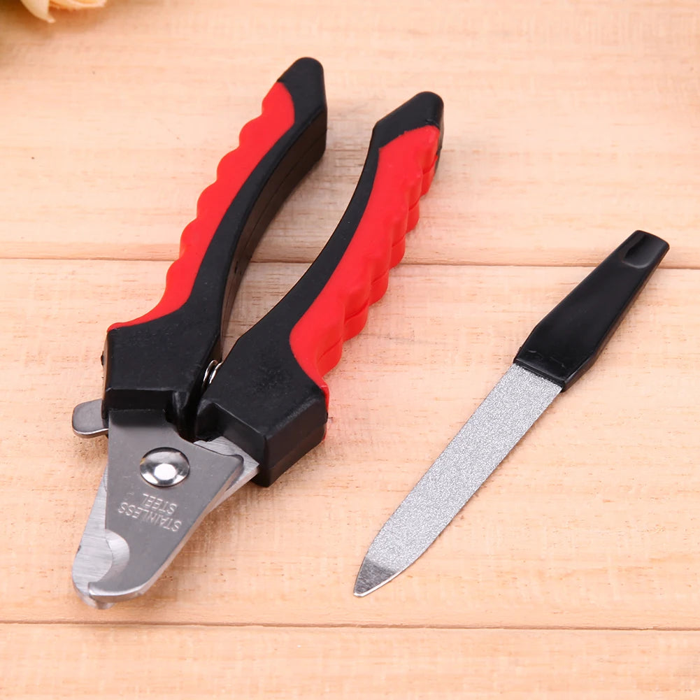 Stainless Steel Grooming Scissors with Sickle Teddy Cat Nail Clippers Multifunctional Practical Portable Eco-friendly Pet Tools