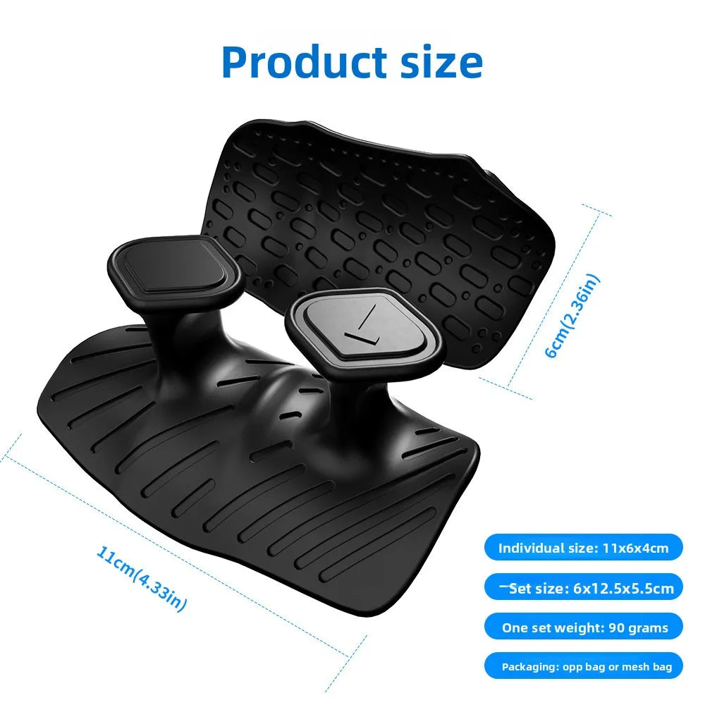 1 Pair Anti-Slip Workout Grips Ergonomic Rubber Hand Protector Gloves for Weight Lifting, Pull-Ups, Home Gym Training & Exercise