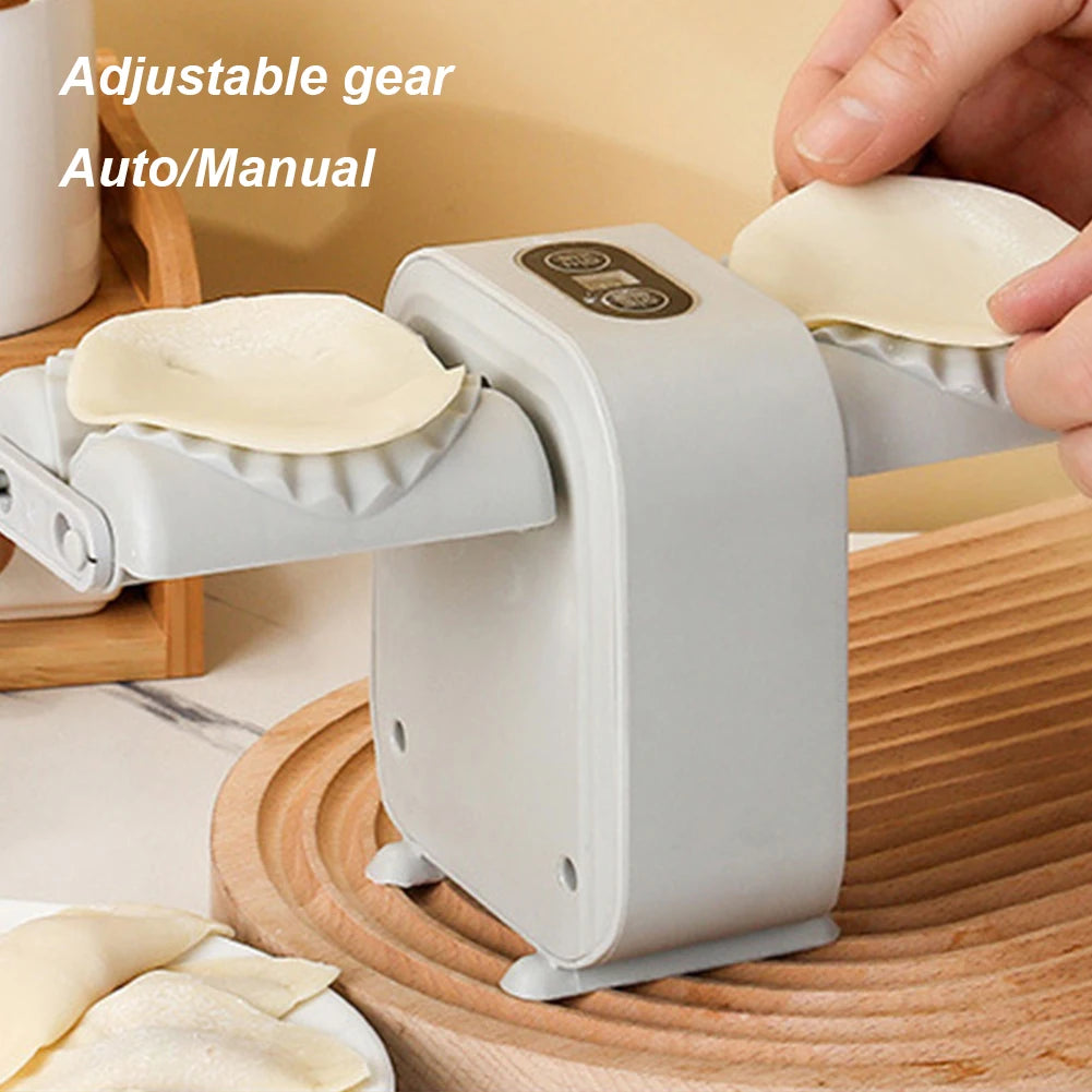 Automatic Dumpling Maker Mould Machine Household Press Double Head Dumpling Making Mold Machine Empanadas Pierogi Kitchen Gadget