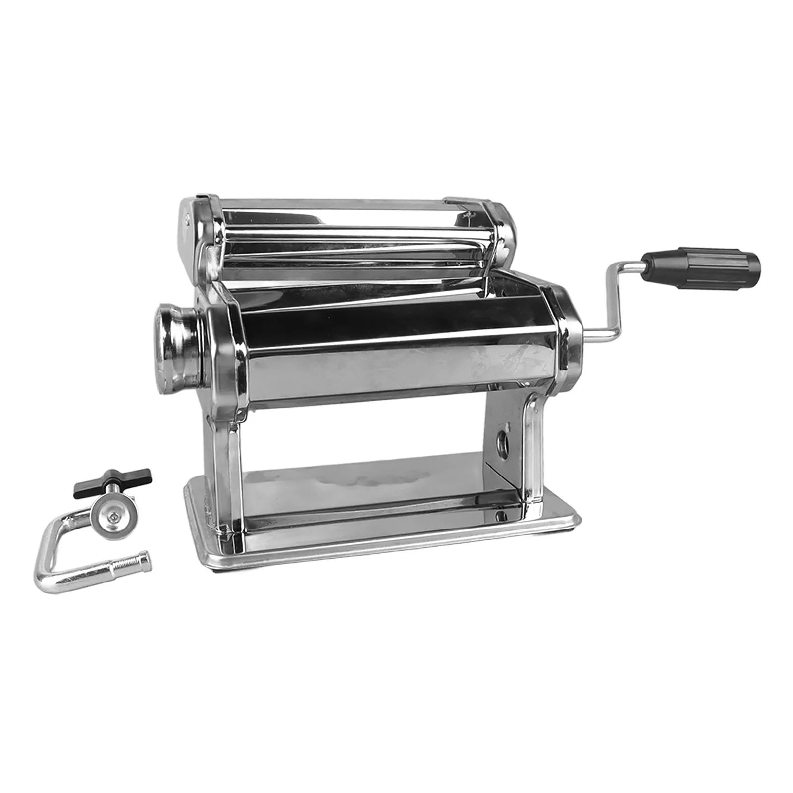Hand Crank Noodle Machine Stainless Steel Dough Roller Pasta Maker 7 Thickness Settings 0.5β2.5mm Kitchen Accessories