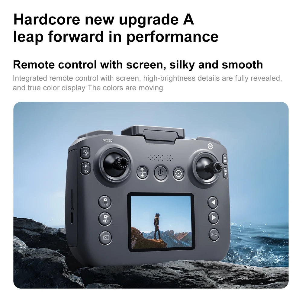 Xiaomi V666 Mini Aerial Tracker UAV 8K HD Foldable Intelligent Obstacle Avoidance Screen Remote Control Brushless Motor GPS UAV