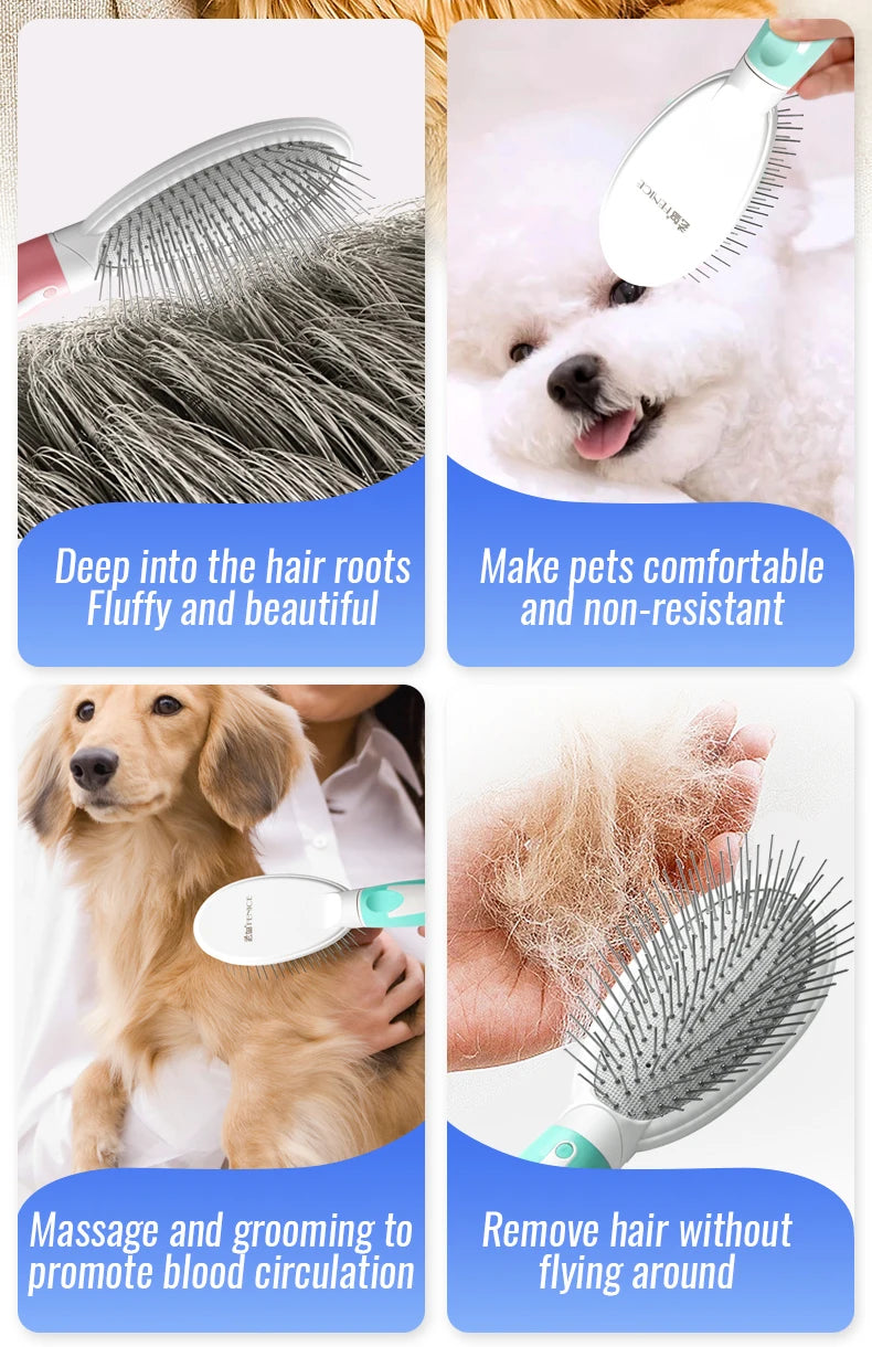 Fenice professional pet grooming comb long-haired cat and dog comb Shih Tzu Yorkshire terrier dog trimming fluffy needle comb