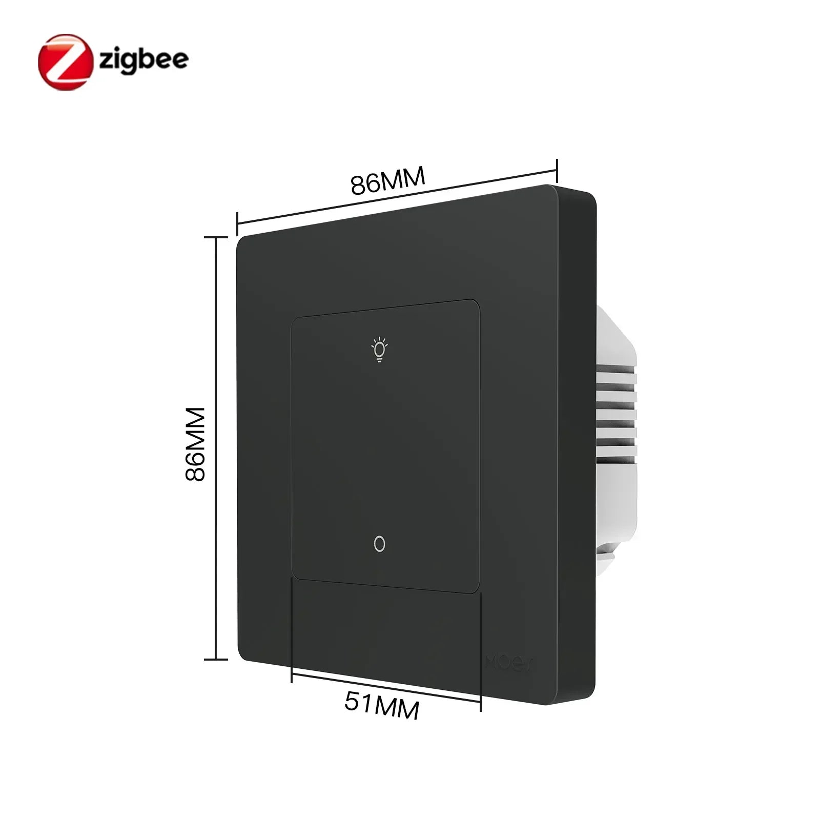 MOES Star Ring Series ZigBee Smart Dimmer Switch for Light Dimming Smart Life APP Work with Alexa Google Home Dimmable 1-3Gang - You Offer