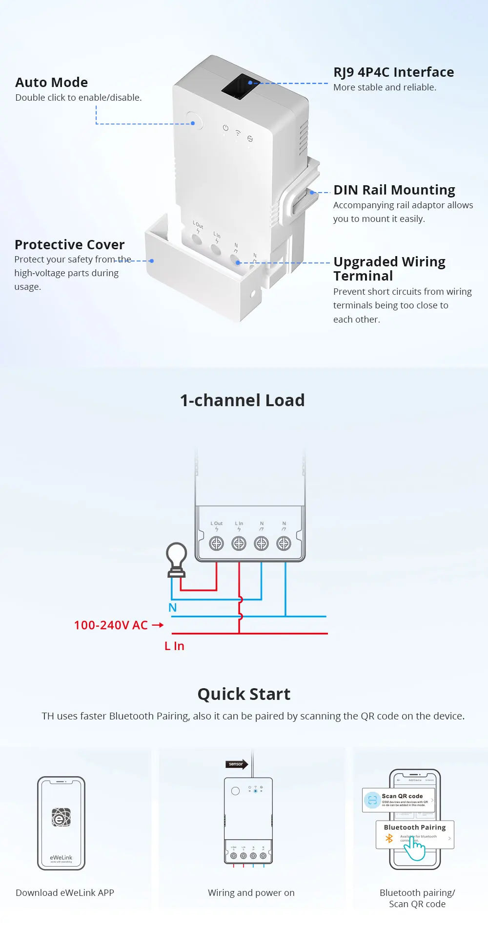 16/20A SONOFF TH Elite Origin Wifi Temperature Humidity Monitor Controller Switch With THS01/WTS01 Sensor Diy Smart Thermostatic