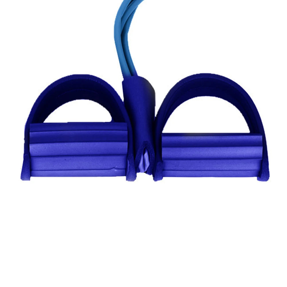 Pedal Pulling Resistance Band Sit-up Assistant with Slimming Belly Female Fitness Yoga Equipment Household Fitness Pulling Rope - You Offer