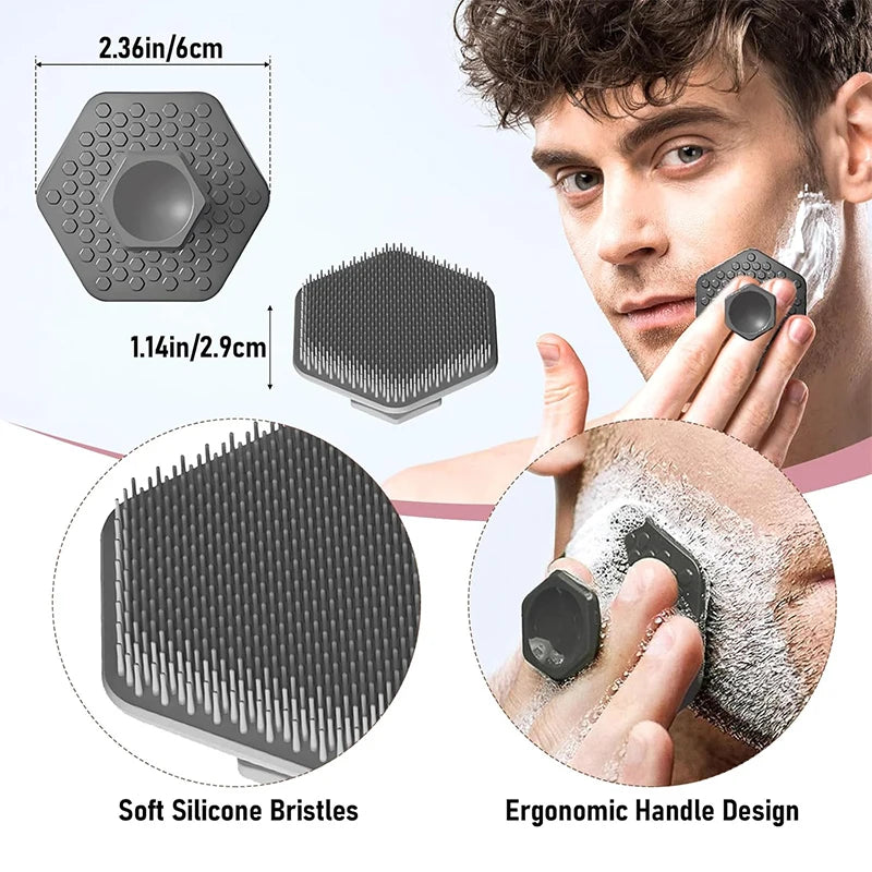 Soft Silicone Face Cleaning Brush Remove Makeup Blackhead Remover Portable Beauty Tools Face Cleansing Brushes Deep Clean Beauty