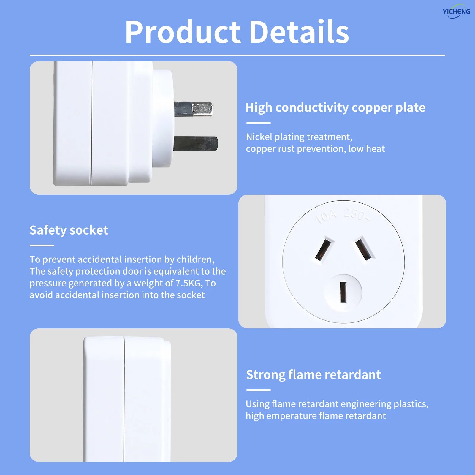 YICHENG Motion Activated Power Socket Electrical Outlet Motion Detection Sensor Security Garage Light ,PIR Sensor Socket