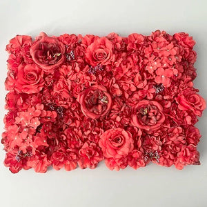 Pink Silk Rose Flower Wall Panels Artificial Flower for Wedding Decoration Baby Show Party Home Bedroom Backdrop Decor - You Offer