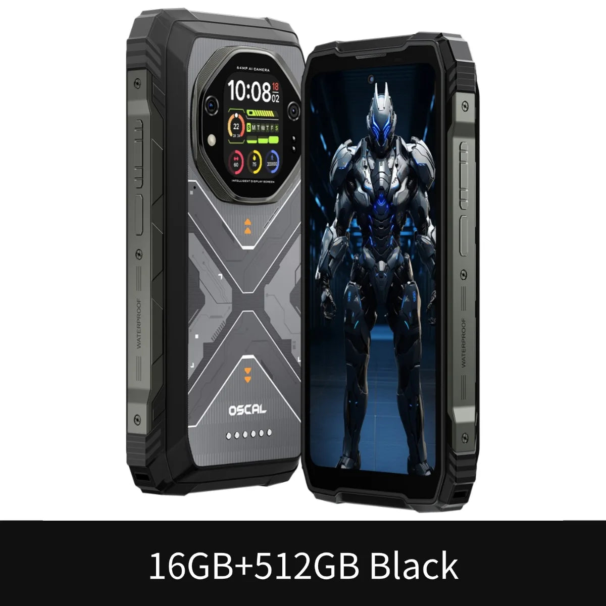 Blackview OSCAL TANK 1 Outdoor 5G Rugged Smartphone,20000mAh Battery, 6.78" 120Hz FHD+ Display, 16GB+512GB, 64MP+50MP Camera
