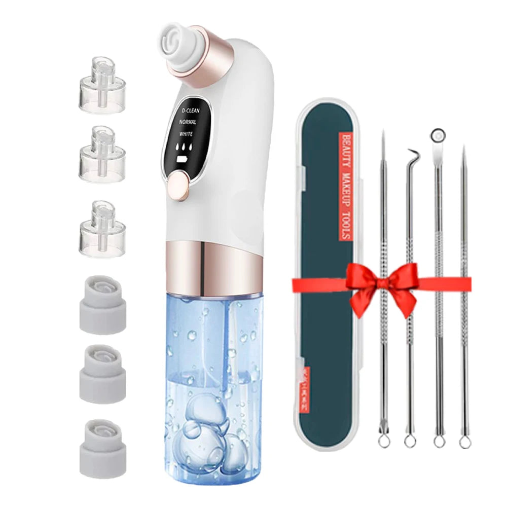Blackhead Remover Pore Vacuum Facial Pore Cleaner Electric Comedone Whitehead Extractor Tool Rechargeable Blackhead Remover