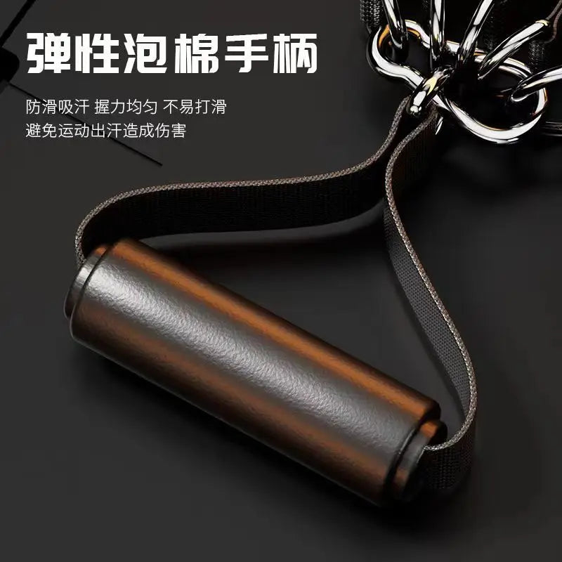 11pcs Tension Rope Tension Band Chest Expansion Resistance Band Adjustable Multi-function Puller Strength Training Elastic Band