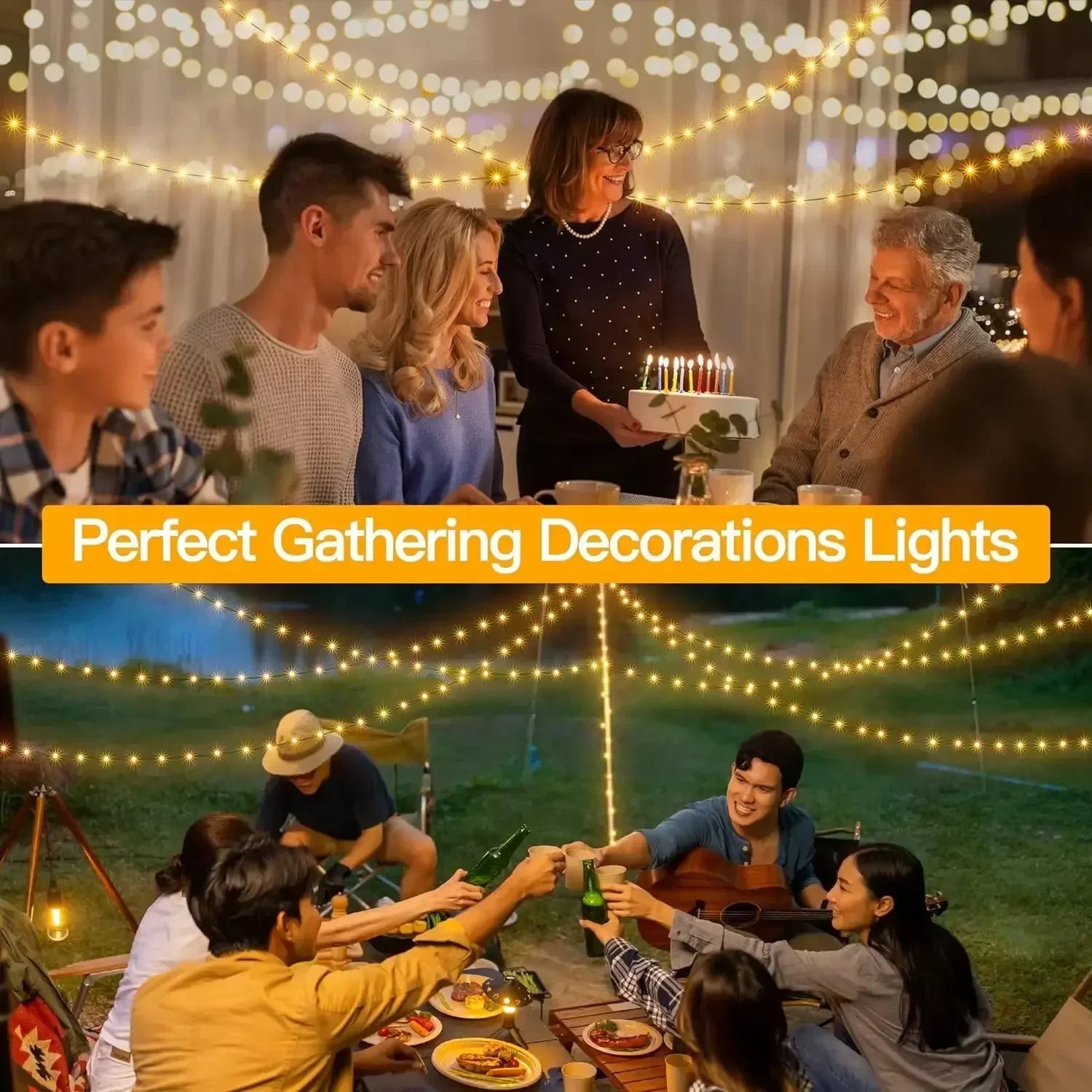 LED Green Wire Led String Fairy Lights US/EU Plug 110V/220V Waterproof LED Christmas Tree Holiday Home Garden Decoration Xmas
