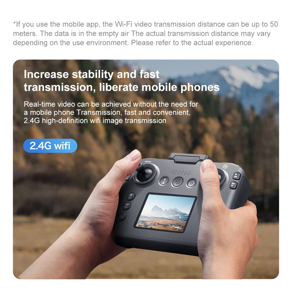 Xiaomi V666 Mini Aerial Tracker UAV 8K HD Foldable Intelligent Obstacle Avoidance Screen Remote Control Brushless Motor GPS UAV