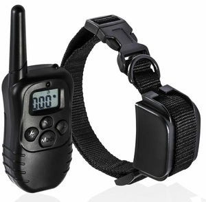Electric Dog Anti Bark Trainer, Pet Stop Barking Training, Adjustable Collar, Remote Control, 300m, No Battery