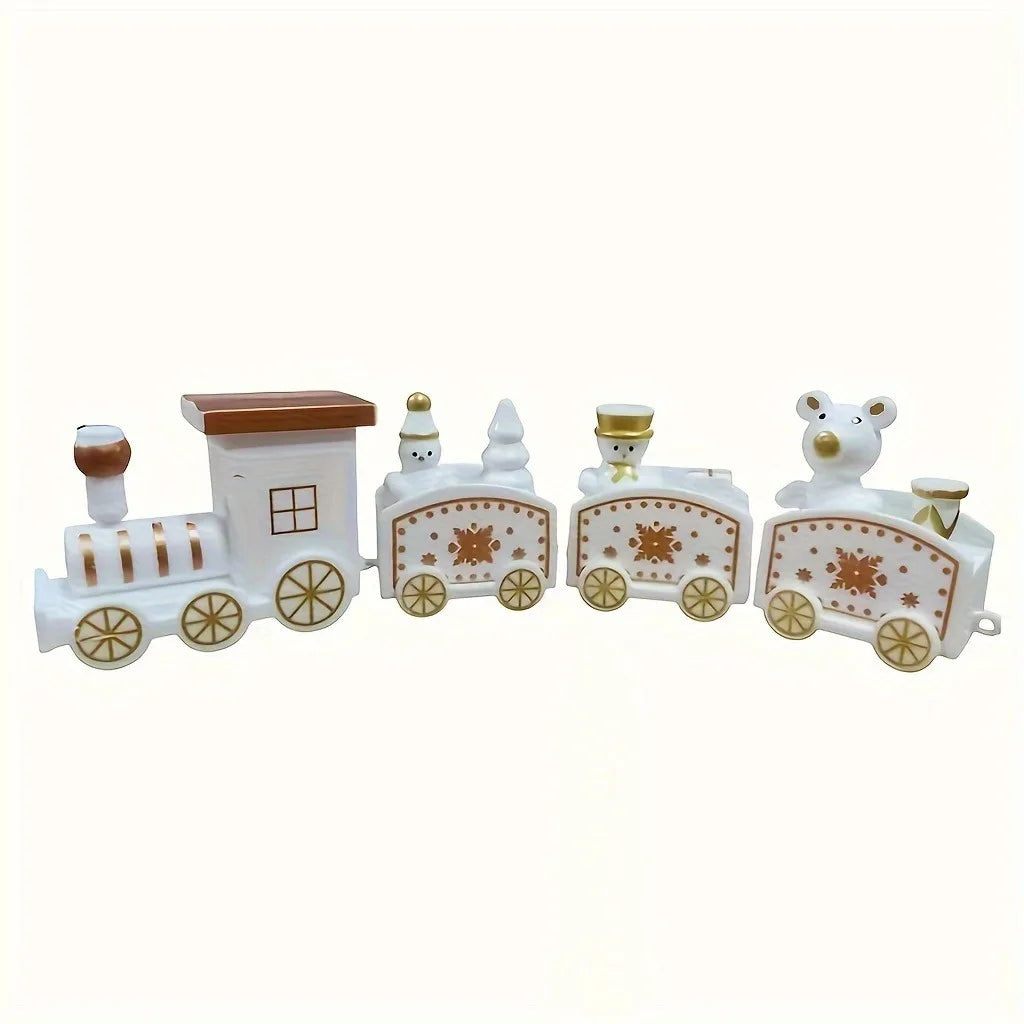 Christmas Plastic Train Merry Christmas Decorations for Home 2025 Xmas Tree Ornament Navidad Noel Happy New Year Kids Gifts 2026