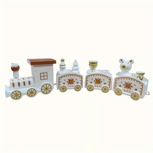 Christmas Plastic Train Merry Christmas Decorations for Home 2025 Xmas Tree Ornament Navidad Noel Happy New Year Kids Gifts 2026