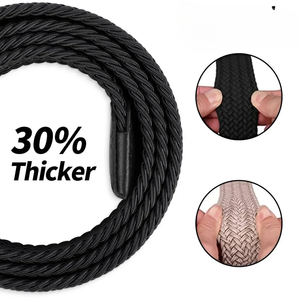 Elastic Braided Stretch Mens Golf Casual Jeans Belts Woven 1 3/8" Nylon Work Belts for Men Pants Shorts - You Offer