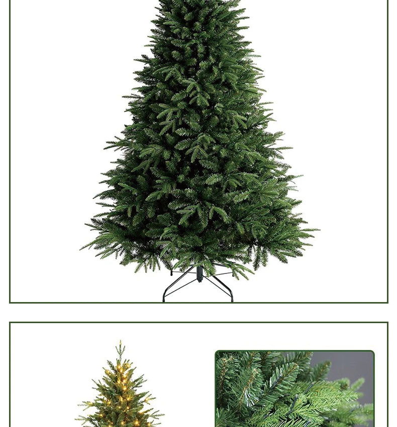 High-end PE mixed Christmas tree for decoration, 1.2 meters tall and 1.8 meters tall Christmas tree, with encryption.