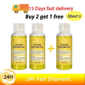 Strong Yellow Peeling Oil Bleach Dark Skin Whiten Lotion Lighten Body Elbow Knee Hand Exfoliate Dead Skin Nourish Even Skin Tone