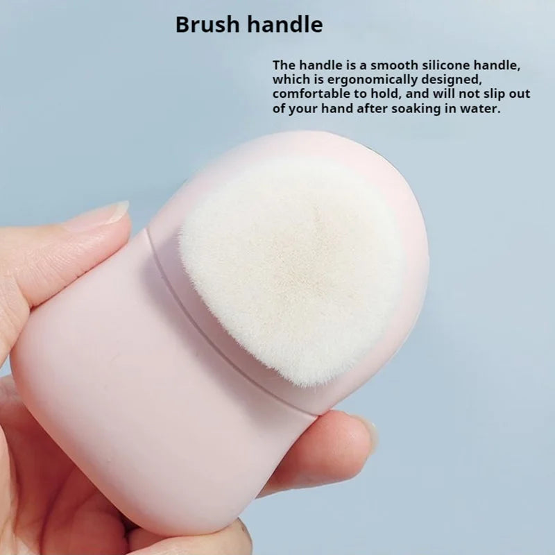 Silicone Facial Cleansing Brush Skincare Massage Tool Facial Deep Pore Skin Care Scrub Cleanser Double Sided Face Wash Brushes